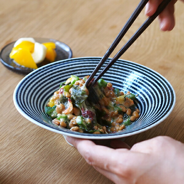 BARBAR　藍駒　三つ足中鉢