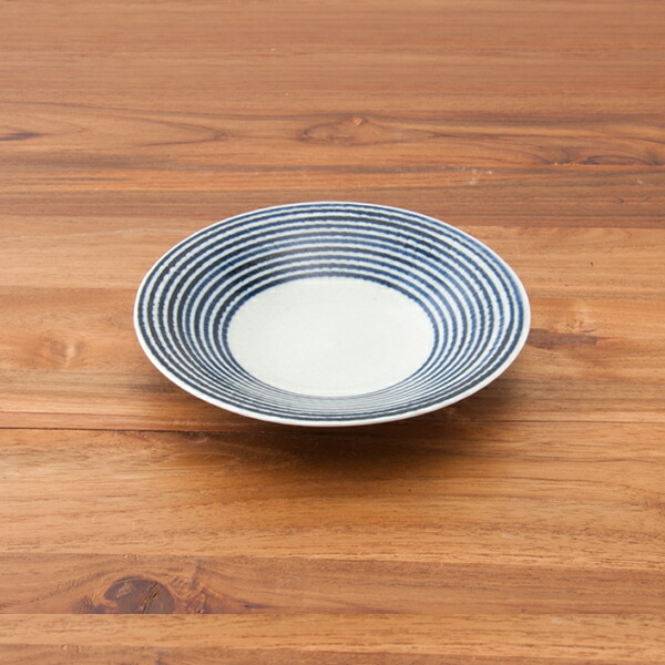 BARBAR　藍駒　中皿　