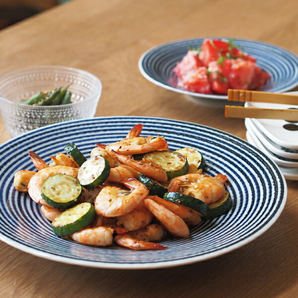 BARBAR　藍駒　大皿