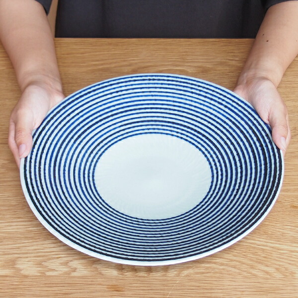 BARBAR　藍駒　大皿