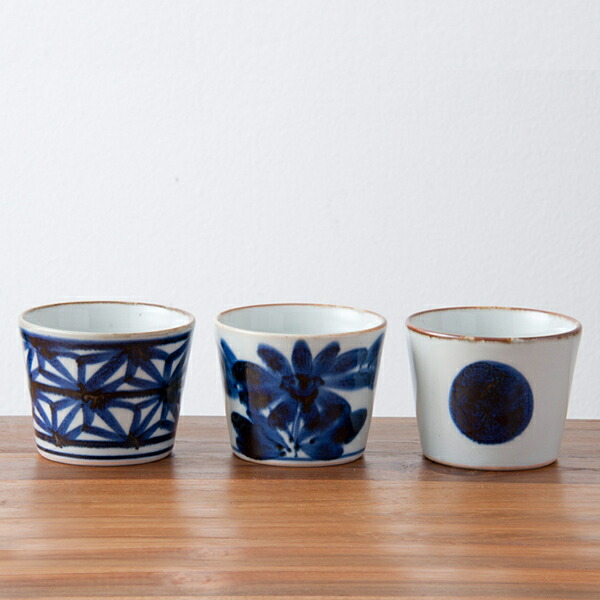 BARBAR　いろは　そば猪口　菊文