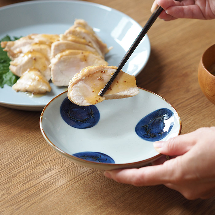 BARBAR　いろは　中皿　丸文