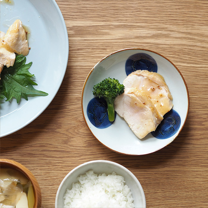 BARBAR　いろは　中皿　丸文