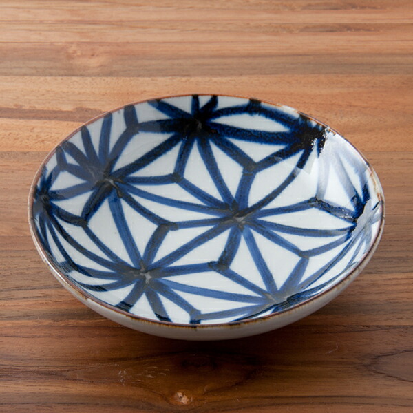 BARBAR　いろは　中皿　麻の葉文