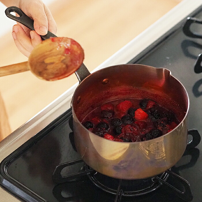 ボウマル　銅のキャラメルソースパン　16cm（フランス製）　/　BAUMALU