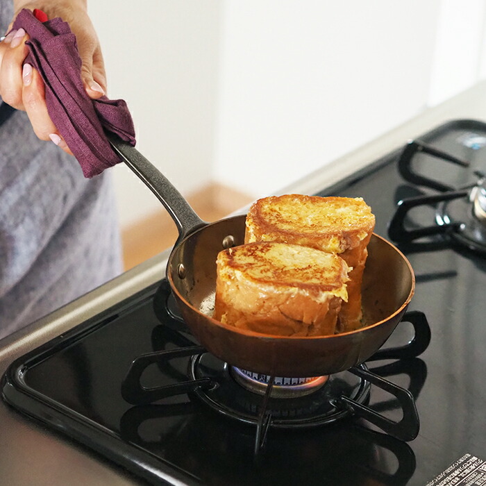 ボウマル　銅のフライパン　16cm（フランス製）　/　BAUMALU