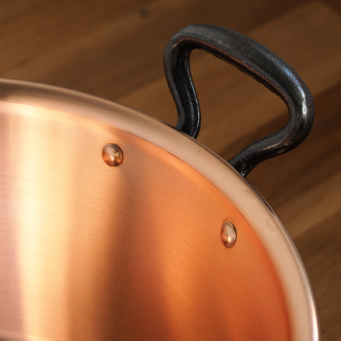 【IH対応】ボウマル　銅のジャム鍋　26cm（フランス製）　/　BAUMALU