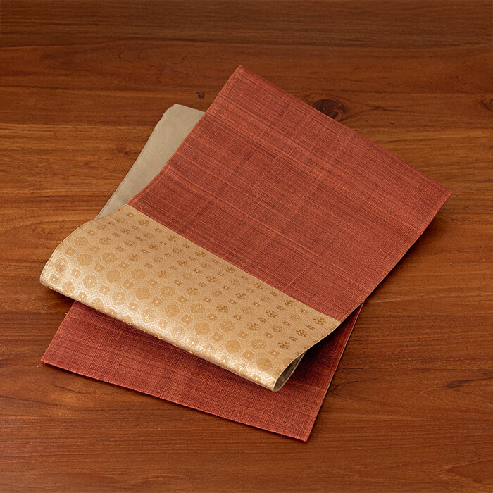 バンイノウエ　華わび裂ラナー　テーブルランナー 　さび朱　/　BAN INOUE