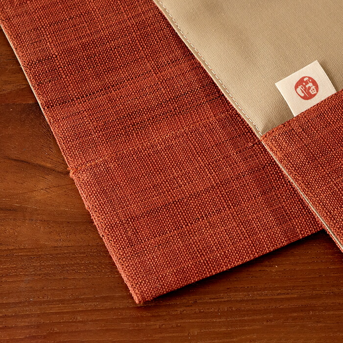 バンイノウエ　華わび裂ラナー　テーブルランナー 　さび朱　/　BAN INOUE