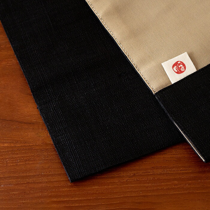 バンイノウエ　華わび裂ラナー　テーブルランナー 　黒　/　BAN INOUE