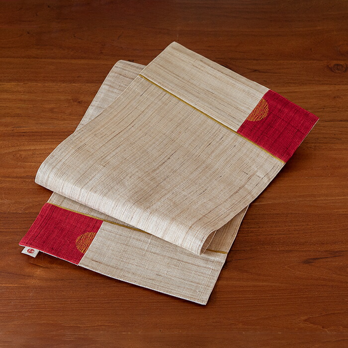 バンイノウエ　日の出ラナー　テーブルランナー 　生成　/　BAN INOUE