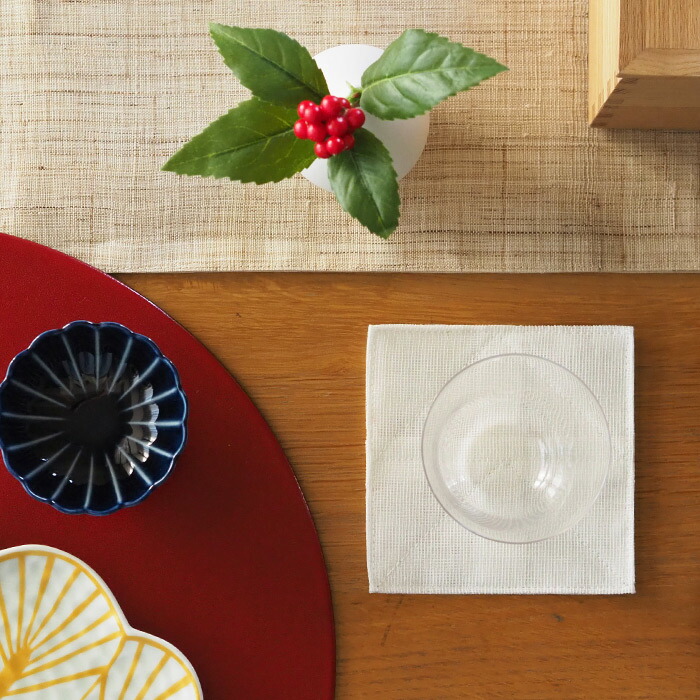 バンイノウエ　かやコースター　晒　/　BAN INOUE