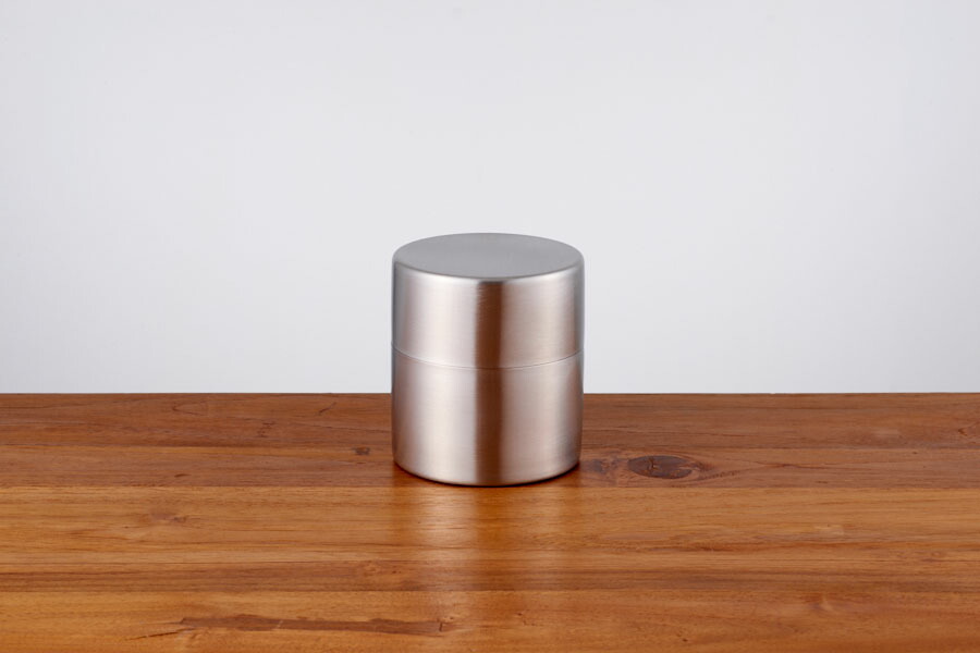 ブランシェ・アソシエ　オリエンタルモダン　茶筒　ワイド　350cc　H9.5cm　/　BLANCHE　ASSOCIES　OM