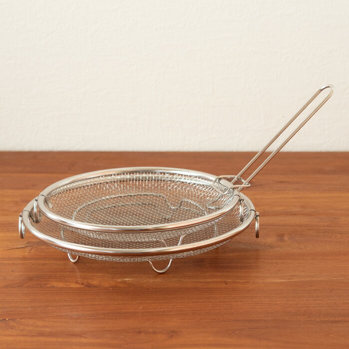 ビーワーススタイル　すっきり暮らす　盆ざる19・22cmセット　持ち上げフック付き