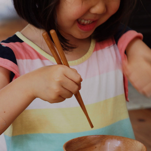 クラフト工房・木奏　八角箸　子供