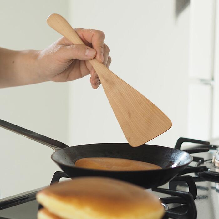 【左利き用】クラフト工房・木奏　ホットケーキヘラ　小