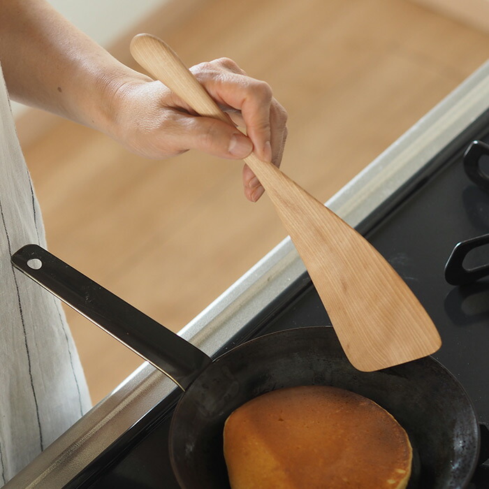 【左利き用】クラフト工房・木奏　ホットケーキヘラ　小