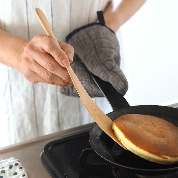【右利き用】クラフト工房・木奏　ホットケーキヘラ　小