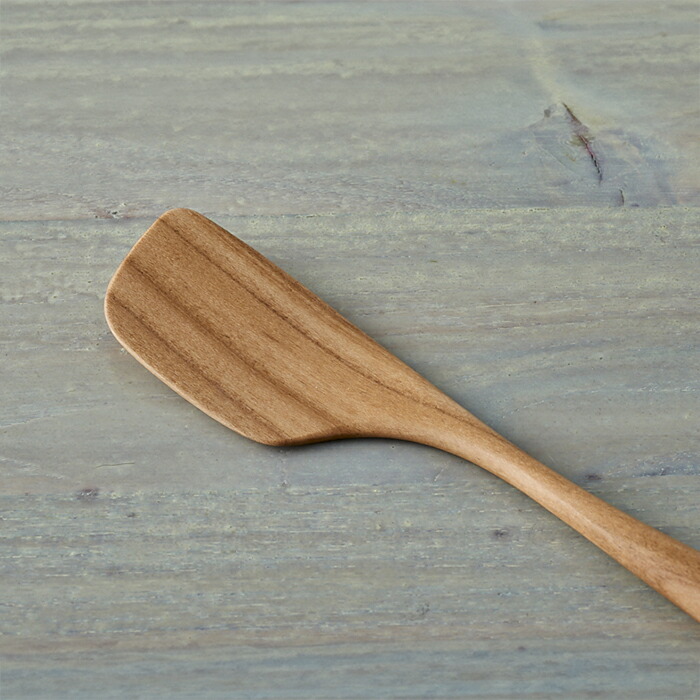 クラフト工房・木奏　木のカトラリー　ジャムベラ　右利き用
