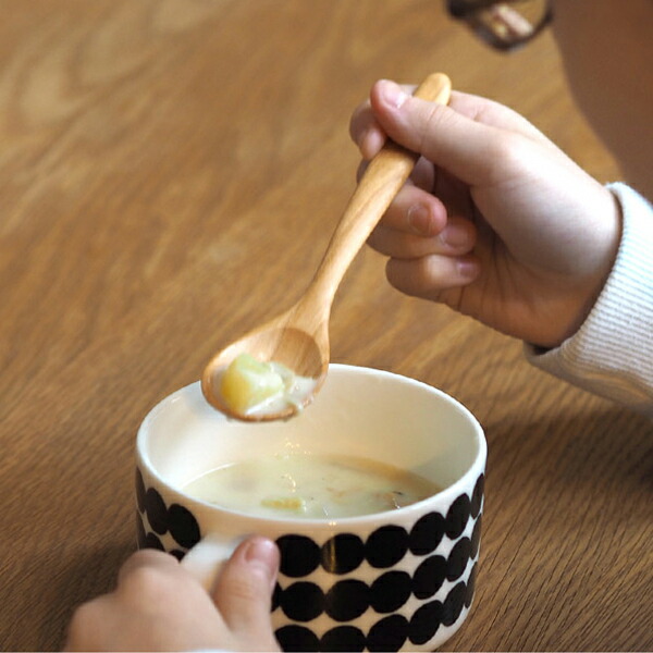 クラフト工房・木奏　木のカトラリー　子供スプーン