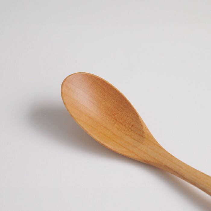 クラフト工房・木奏　木のカトラリー　れんげ風スプーン　小