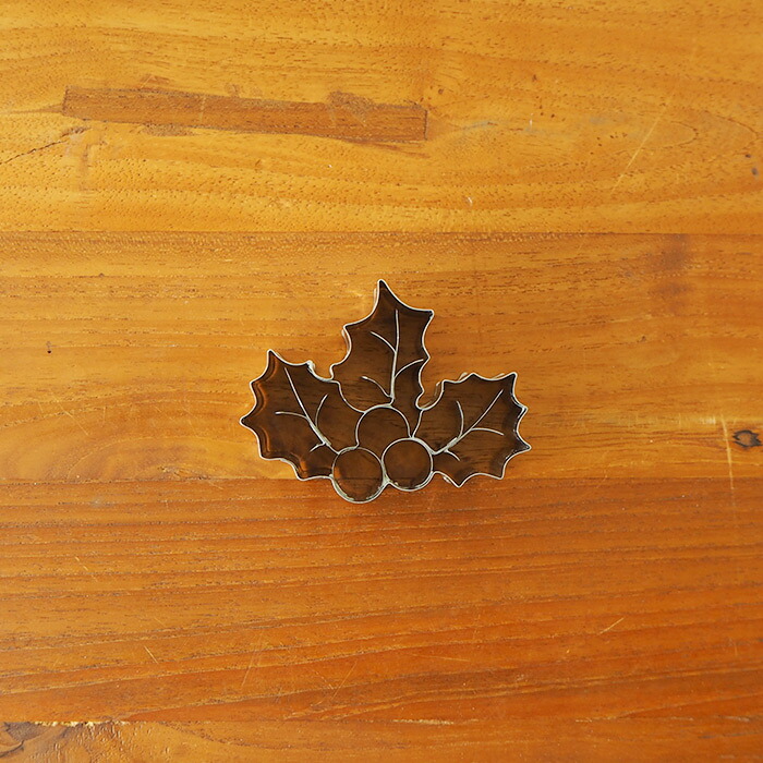 サンク　バークマン　クッキー型　ヒイラギ　/　CINQ　