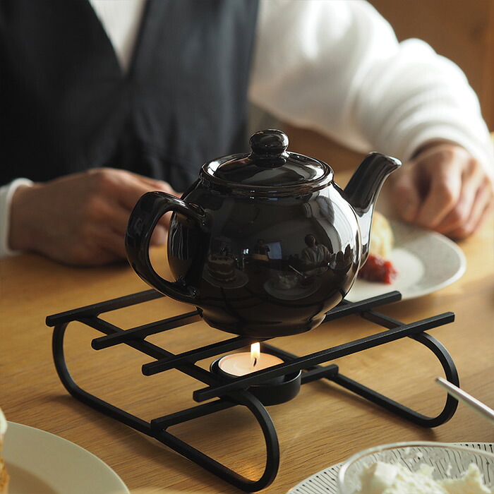 サンク　プライス&ケンジントン　ティーポット　2カップ　ストレーナー有　ブラウン　/　CINQ