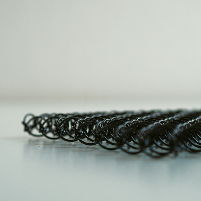 サンク　ワイヤー鍋敷き　ブラック　/　CINQ