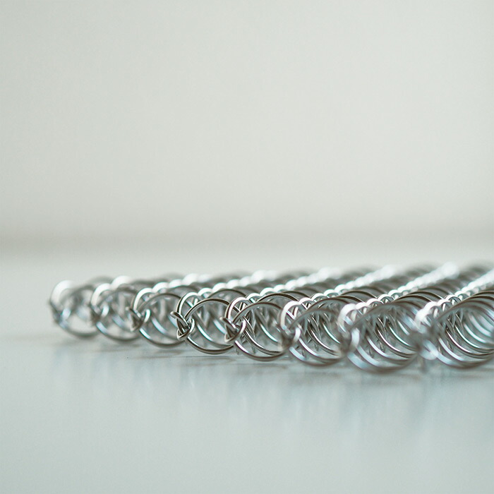 サンク　ワイヤー鍋敷き　シルバー　/　CINQ