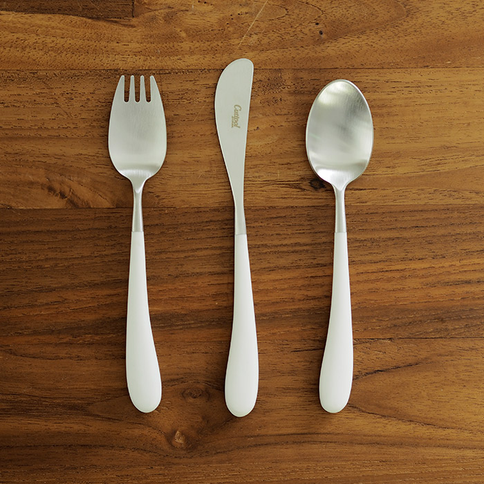 【正規品】クチポール　アリス　ホワイト　シルバー　3PCS　/　Cutipol　ALICE