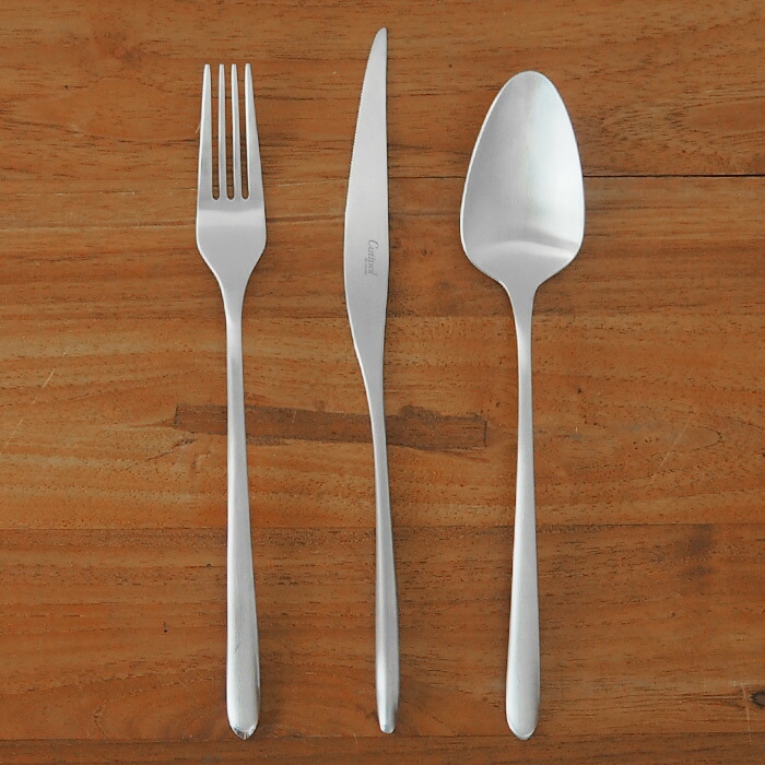 【正規品】■クチポール　アイレス・マテウス　シルバー　ディナーセット　3PCS　（箱なし）　/　Cutipol　AIRES MATEUS