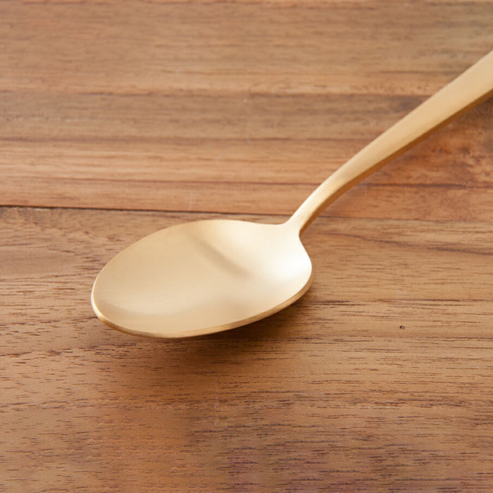 【OUTLET40%OFF】【訳あり】【正規品】クチポール　デュナ　ゴールド　テーブルスプーン　/　Cutipol　DUNA