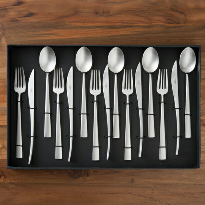 【正規品】■クチポール　デュナ　シルバー　ディナーセット　15PCS　（箱入り）　/　Cutipol　DUNA
