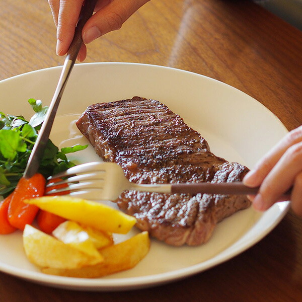 【正規品】クチポール　ゴア・ブラウン　シルバー　ディナーフォーク　/　Cutipol　GOA-Brown