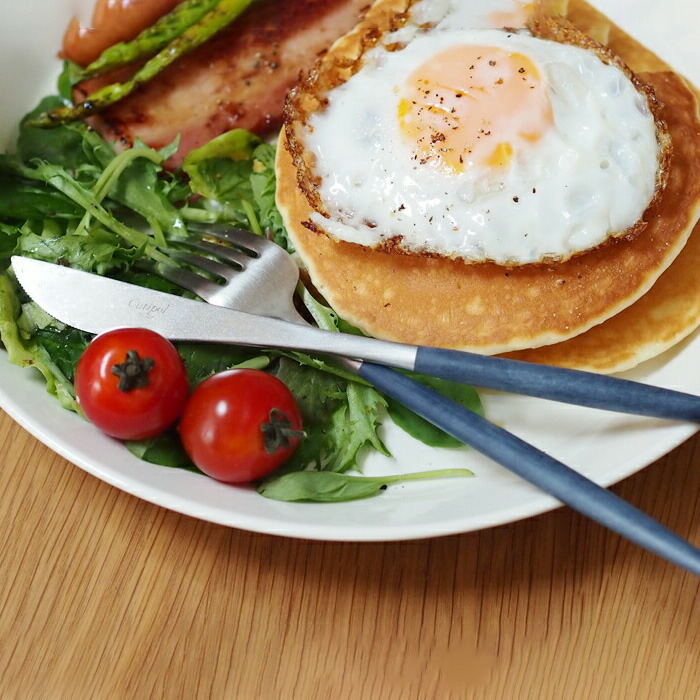 【正規品】クチポール　ゴア・ブルー　シルバー　ディナーナイフ　/　Cutipol　GOA-Blue