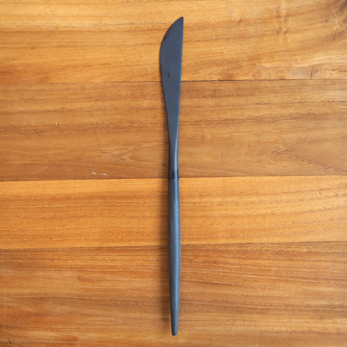 【正規品】クチポール　ゴア・ブラック　ブラック　ディナーナイフ　/　Cutipol　GOA-Black