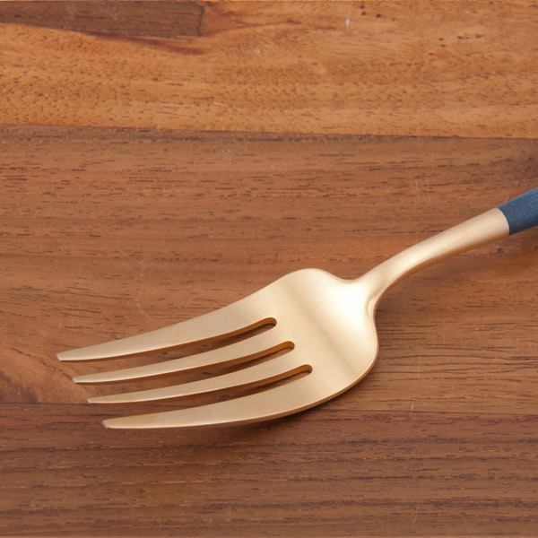 【正規品】クチポール　ゴア・ブルー　ゴールド　ディナーフォーク　/　Cutipol　GOA-Blue