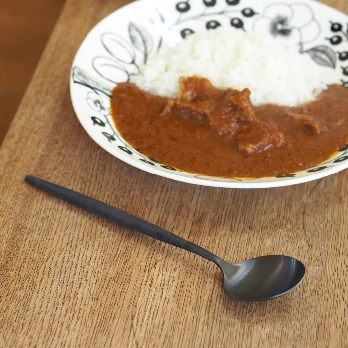 【正規品】クチポール　ゴア・ブラック　ブラック　テーブルスプーン　/　Cutipol　GOA-Black