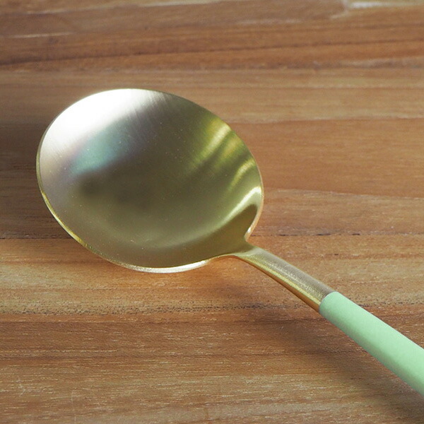 【正規品】クチポール　ゴア・セラドン　ゴールド　テーブルスプーン　/　Cutipol　GOA-Celadon