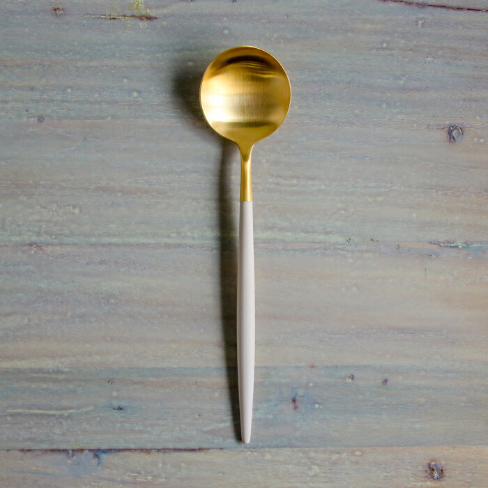 【正規品】クチポール　ゴア・アイボリー　ゴールド　テーブルスプーン　/　Cutipol　GOA-Ivory　□