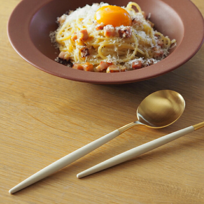 【正規品】クチポール　ゴア・アイボリー　ゴールド　テーブルスプーン　/　Cutipol　GOA-Ivory　□