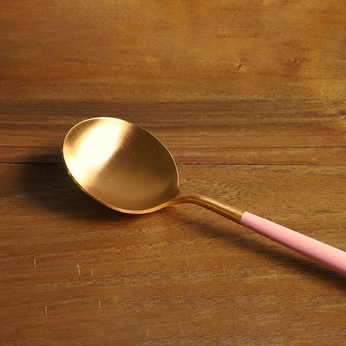 【正規品】クチポール　ゴア・ピンク　ゴールド　テーブルスプーン　/　Cutipol　GOA-Pink　□
