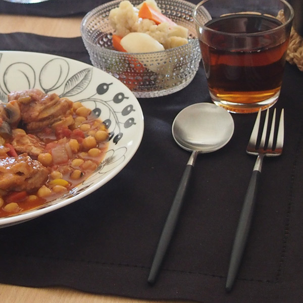 【正規品】クチポール　ゴア・ブラック　シルバー　テーブルスプーン　　/　Cutipol　GOA-Black　