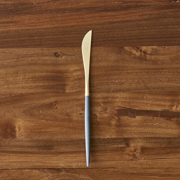 【正規品】クチポール　ゴア・グレー　ゴールド　デザートナイフ　/　Cutipol　GOA-Gray　□　