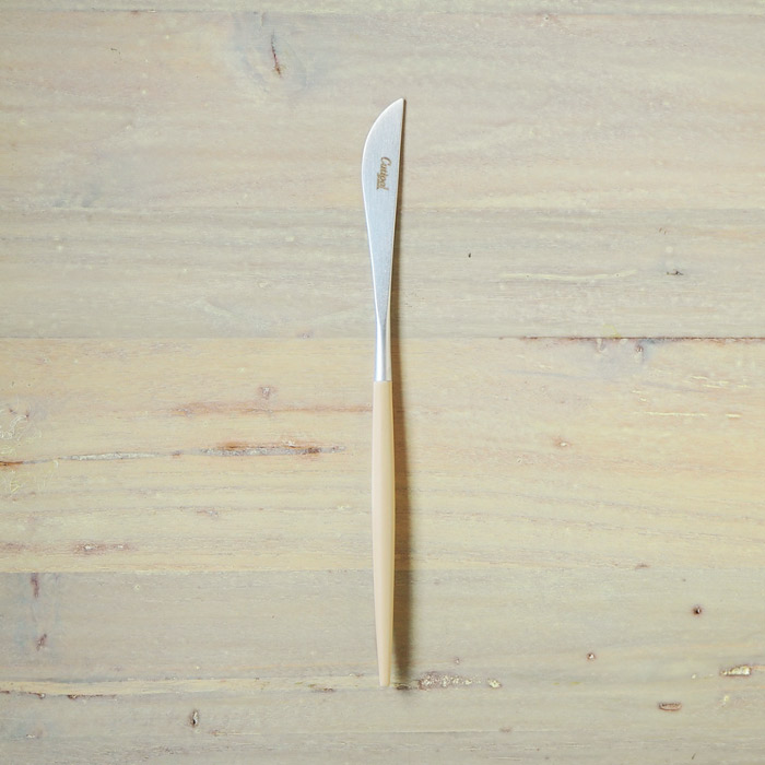 【正規品】クチポール　ゴア・アイボリー　シルバー　デザートナイフ　/　Cutipol　GOA-Ivory　□