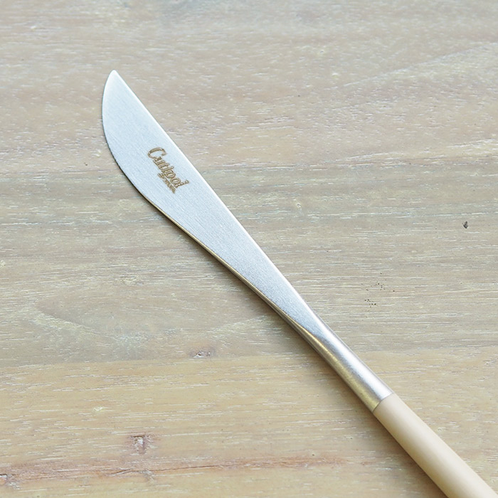 【正規品】クチポール　ゴア・アイボリー　シルバー　デザートナイフ　/　Cutipol　GOA-Ivory　□