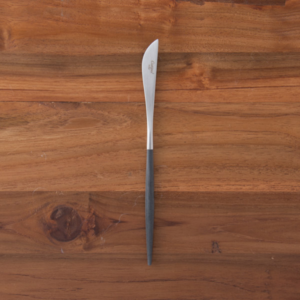 【正規品】クチポール　ゴア・ブラック　シルバー　デザートナイフ　/　Cutipol　GOA-Black　　□