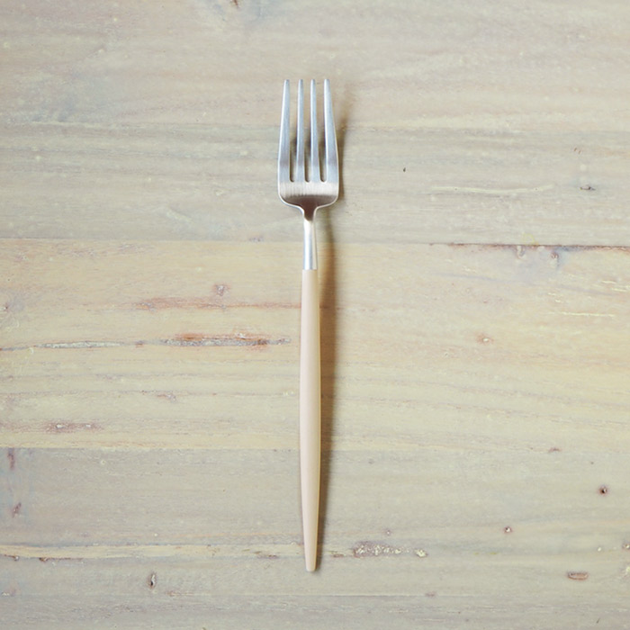 【正規品】クチポール　ゴア・アイボリー　シルバー　デザートフォーク　/　Cutipol　GOA-Ivory　□