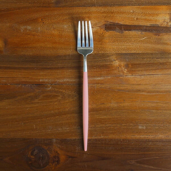 【正規品】クチポール　ゴア・ピンク　シルバー　デザートフォーク　/　Cutipol　GOA-Pink　□　
