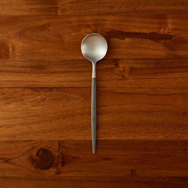 【正規品】クチポール　ゴア・グレー　シルバー　デザートスプーン　/　Cutipol　GOA-Gray　□